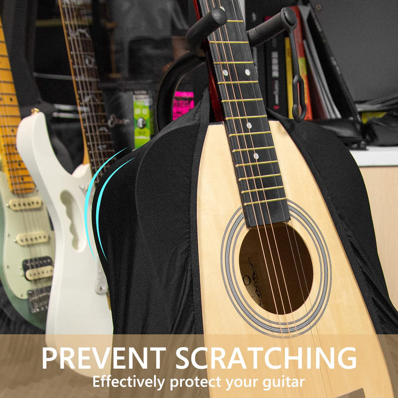 Premium Guitar Cover for Acoustic and Bass Guitars- Tailored Protection compatible with Fender Gibson Martin Taylor Donner Acoustic Bass Guitars(AG-L) AG-L