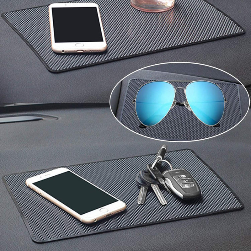 11 x 7 Inch Car Dashboard Anti Slide Mats Adhesive Pads for Cell Phone, Electronic Devices, Keys, Sunglasses, etc, 1 Pcs