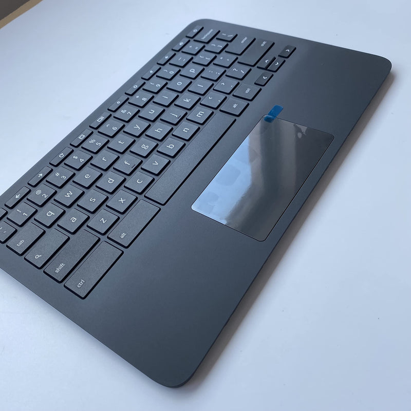 Replacement for HP Chromebook 11 G8 EE Laptop Upper Case Palmrest Keyboard Touchpad Assembly Part L90339-001 Top Cover
