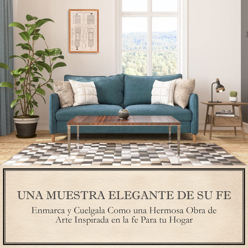 [AUSTRALIA] - Tabla de Genealogía Bíblica, Árbol Genealógico desde Adán hasta Jesús, Tabla de Cronología de los Libros de la Biblia, Excelente Regalo para Pastores 