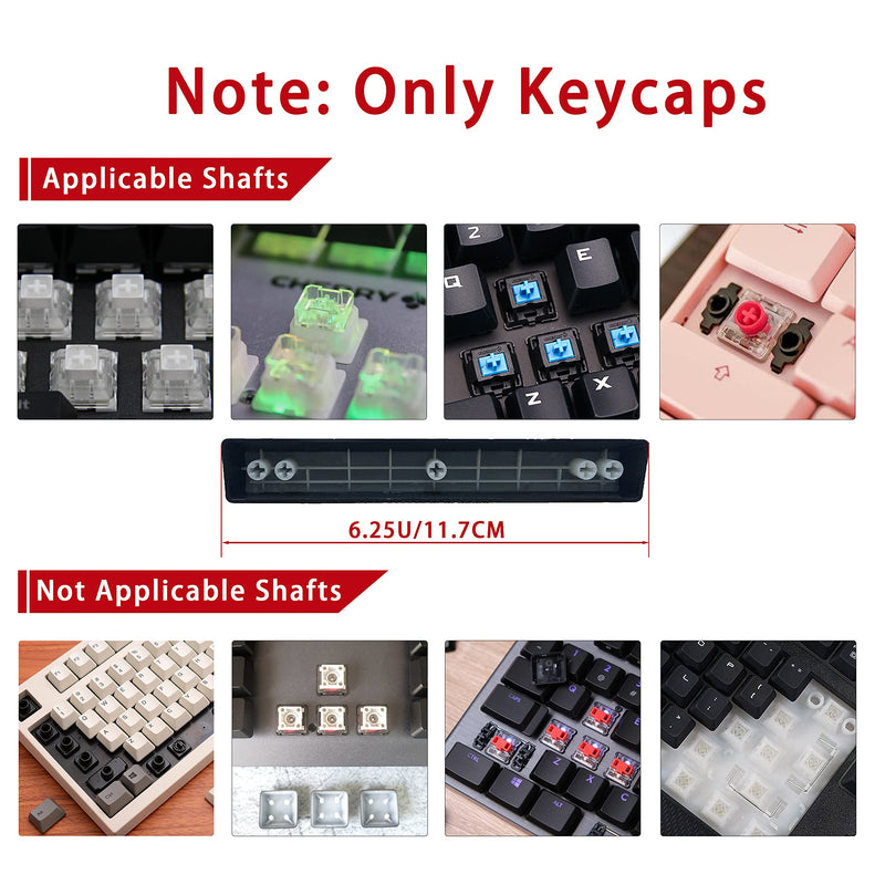 IOAOI 60 Percent Keycaps, 61 Keycaps OEM Profile Keycaps PBT Keycaps for Cherry MX Switches /GH60/ RK61/ ALT61/ Annie Mechanical Keyboards with Key Puller (Cyan Gray) - Only Keycaps Color04