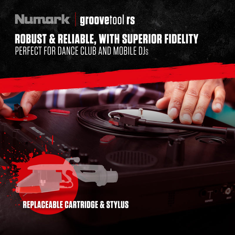 Numark GrooveTool RS | Replacement Stylus for Numark's Grovetool Catridge (2 Units) 2 x Stylus