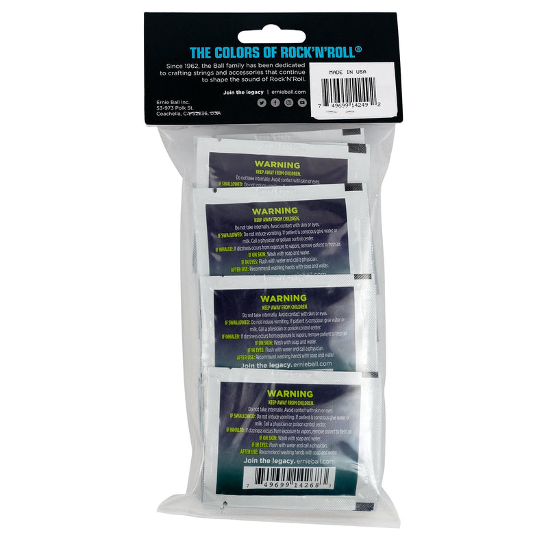 Ernie Ball Wonder Wipes String Cleaner, 20-pack (P04249)