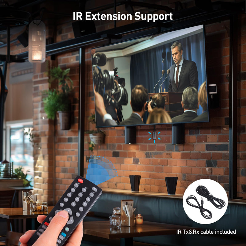 Cable Matters #1 Wall Mount 1080p HDMI Extender #2Cable Matters Receiver Box/Decoder for 1080p HDMI Extender