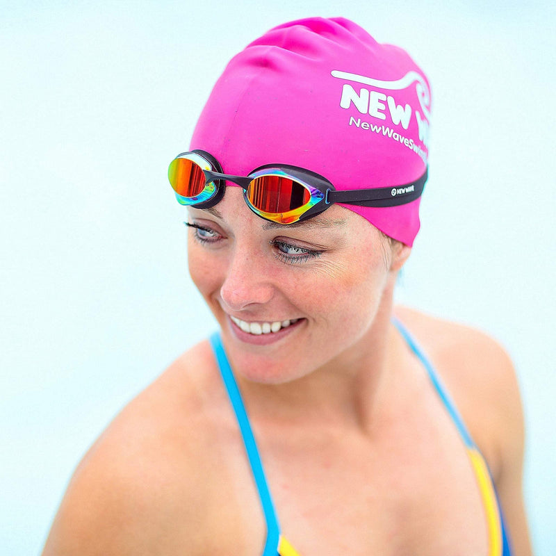 New Wave Swim Bubble and Swim Cap Bundle - Pink