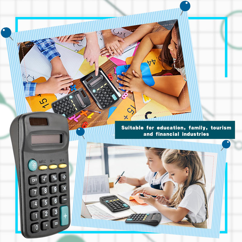 30 Pcs Basic Calculators Bulk Small Pocket Size Calculators Mini 8 Digit Display Calculator for Kids Students School Home Supplies Office Accounting Tool