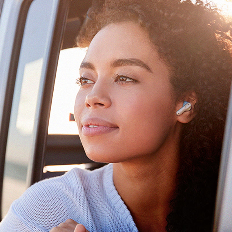 MIXX StreamBuds Solo 3 True Wireless Earbuds with Mic, Bluetooth 5.1, 18H Playtime, Quick Charge, Touch Controls, Compact Magnetic Charging Case, in-Ear Headphones for iPhone Android – Blue