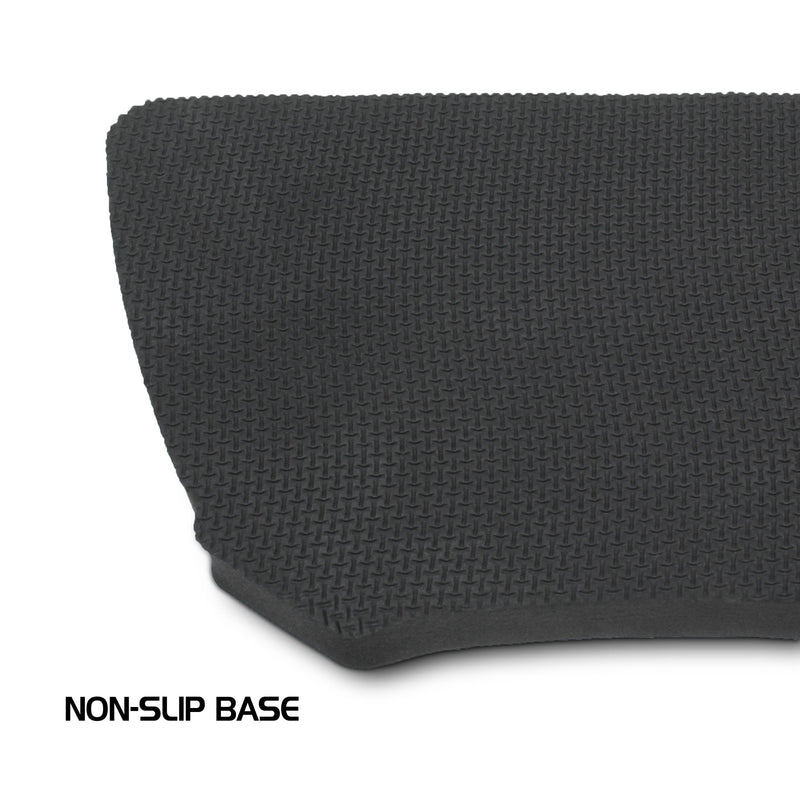 ENHANCE Gaming Mouse Wrist Rest - Firm Wrist Pad for PC Gamers and Esports Professionals with Ergonomic Support, Non-Slip Rubber Backing, Anti-Fray Design - Great for Gaming or Office Use Mouse Size