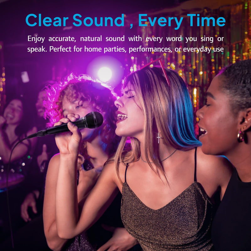 CAROL GS-56 XLR Vocal Microphone for Presentations & Public Speaking – Dynamic Cardioid Mic for Teaching & Seminars. Pro-Tuned for Natural Sound, Includes Mic, XLR to 1/4" Cable & Switch