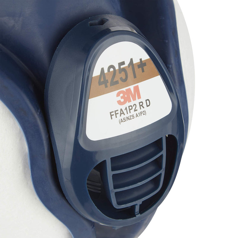 [AUSTRALIA] - 3M Maintenance-Free Half-Face Respiratory Protection Mask, Filter 4251+ Single 