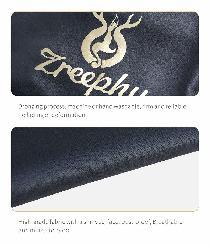 Piano 88 Keys Keyboard Dust Cover with Music Stand Opening of Zipper Design, Dust Proof Cover Compatible for Yamaha P35 P45 P48 P71 P85 P95 P105 P115 P125 Digital Pianos Keyboards Black