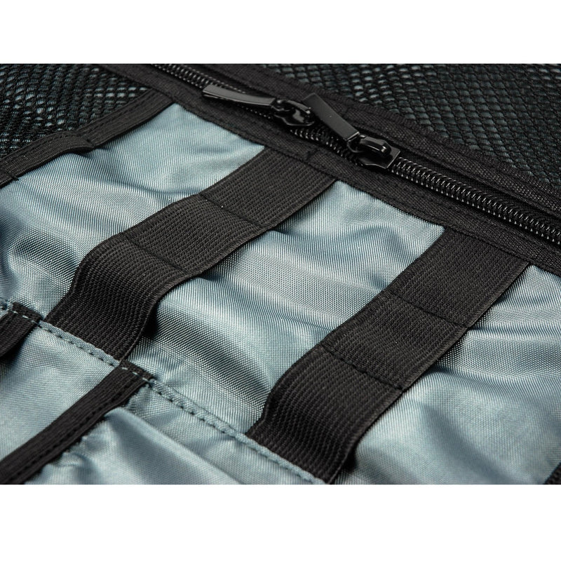 ProCase Electronic Organizer Cord Pouch, Travel Cable Charger Phone Accessories Bag Organizer Roll up Tech Carrying Case for USB Cables SD Memory Cards Earphone Flash Hard Drive –Black Black
