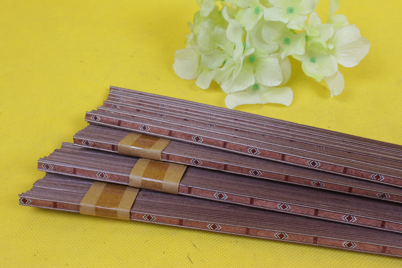 25x Guitar Strip Inlay Guitar Binding Figured Purfling Guitar Body Binding wood Inlay 640x5x1mm