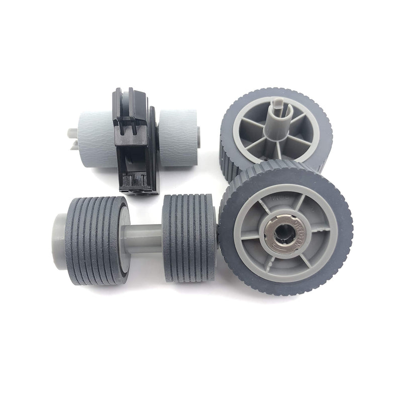 OKLILI 1SET X PA03740-K010 PA03740-K011 Consumable Kit Pick Roller + Brake Roller Pickup Roller Separation Roller Compatible with Fujitsu fi-7600 fi-7700 fi-7700S PA03740-K010 + PA03740-K011