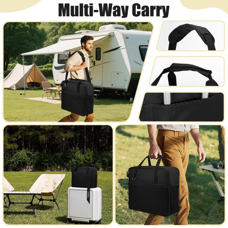 Ninja Slushie Machine Carrying Bag for FS301 & FS300 - Portable Travel Storage Case with Side Opening, Thick Padded Protection Cover for Ninja Slushie, Ninja Slushie Machine Accessories