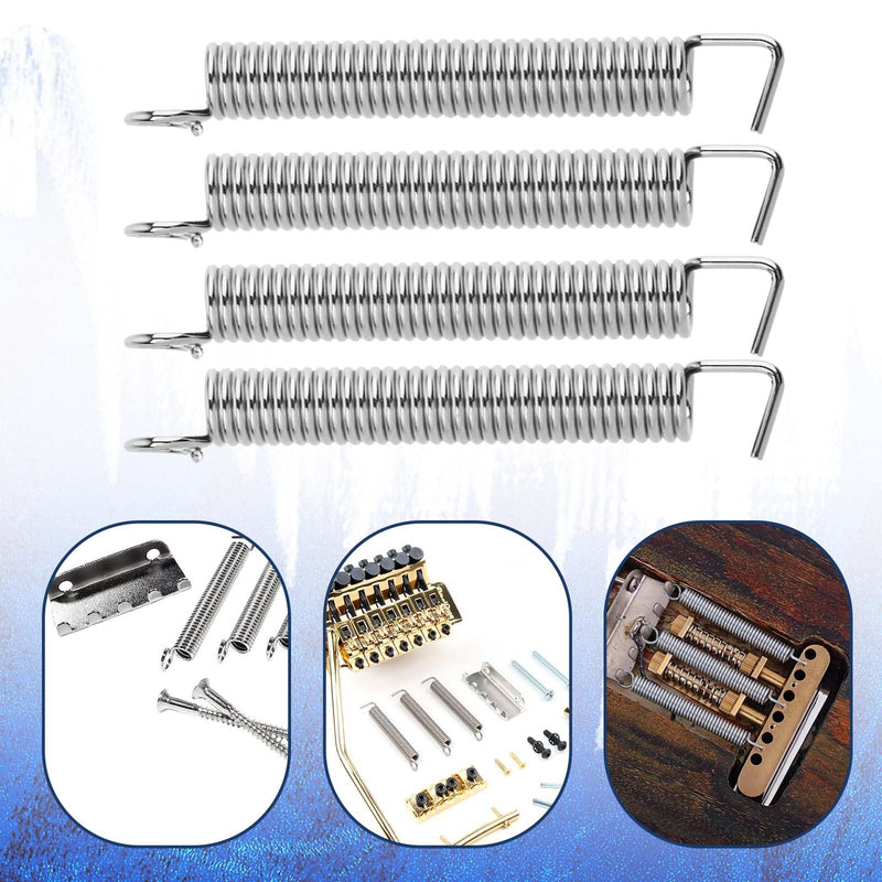 6 Pcs American Series Stratocaster Tremolo Arm Tension Springs Tremolo Arm Tension Springs Vintage Tremolo Tension Springs Electric Guitar Bridge Noiseless Tremolo Springs Guitar Parts Electric