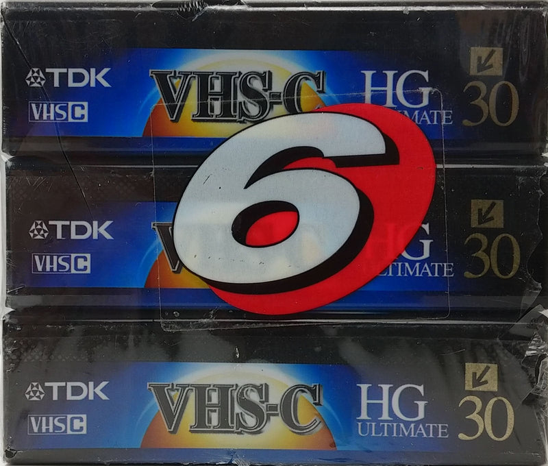 TDK 30 Minute Vhs-c Hg Ulitimate 214777 Ep Sp