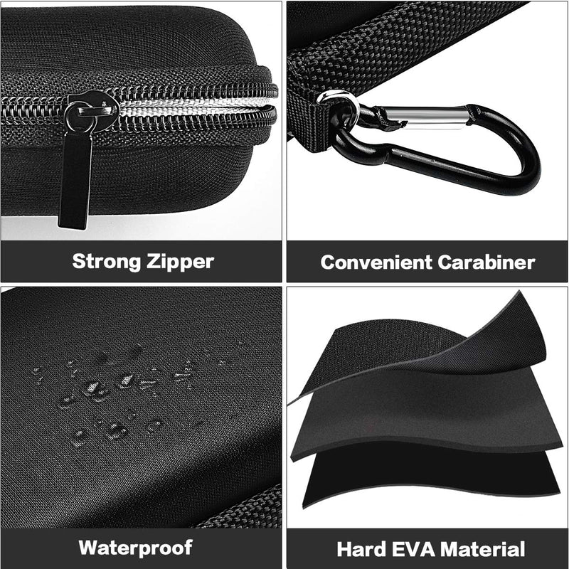 Hard Case Compatible with SanDisk Extreme PRO/ for SanDisk 500GB 1TB 2TB 4TB Portable External SSD. Carrying Travel Holder for Crucial X8 External Solid State Drive (Box Only) grey inner