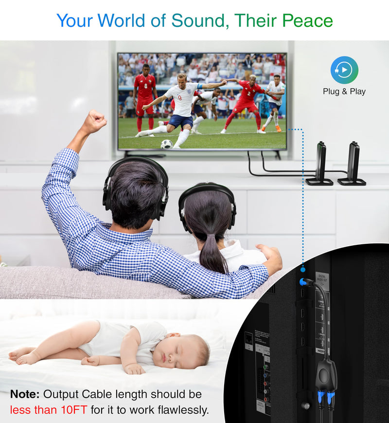[AUSTRALIA] - BlueRigger Digital Optical Audio Splitter 1x2 (1 in 2 Out Unidirectional Toslink Splitter, Support LPCM2.0, Dolby Digital, DTS 5.1)- for Home Theatre, Xbox, DVD, TV, Receiver, Sound Bar Toslink Passive Splitter 