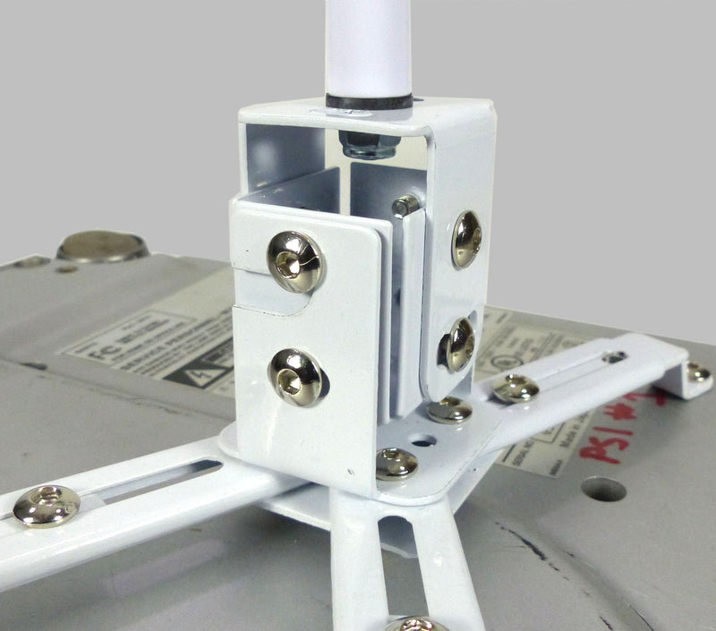 ALZO Suspended Drop Ceiling Video Projector Mount with Scissor Clamp for T-Bar Attachment