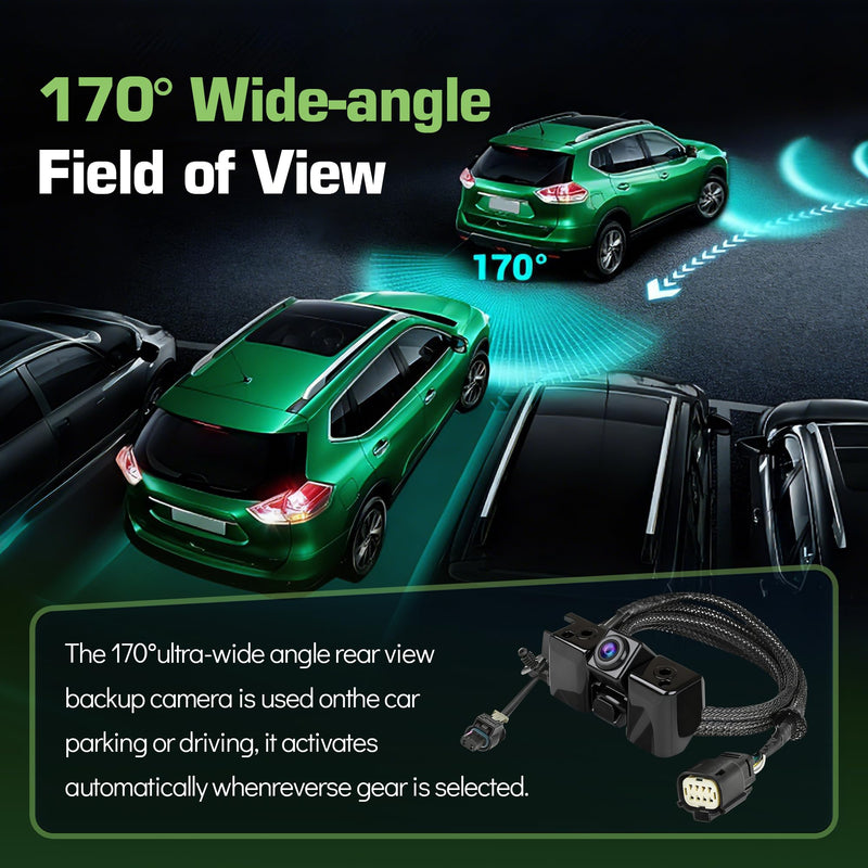 Backup Camera Rear View Parking Assist Camera 170° HD Night Vision for Chevy Silverado, for GMC Sierra 1500 2500 3500 2016 2017 2018 2019, Replace 84062896, 23363727, 84032513, 590111 84062896 23363727
