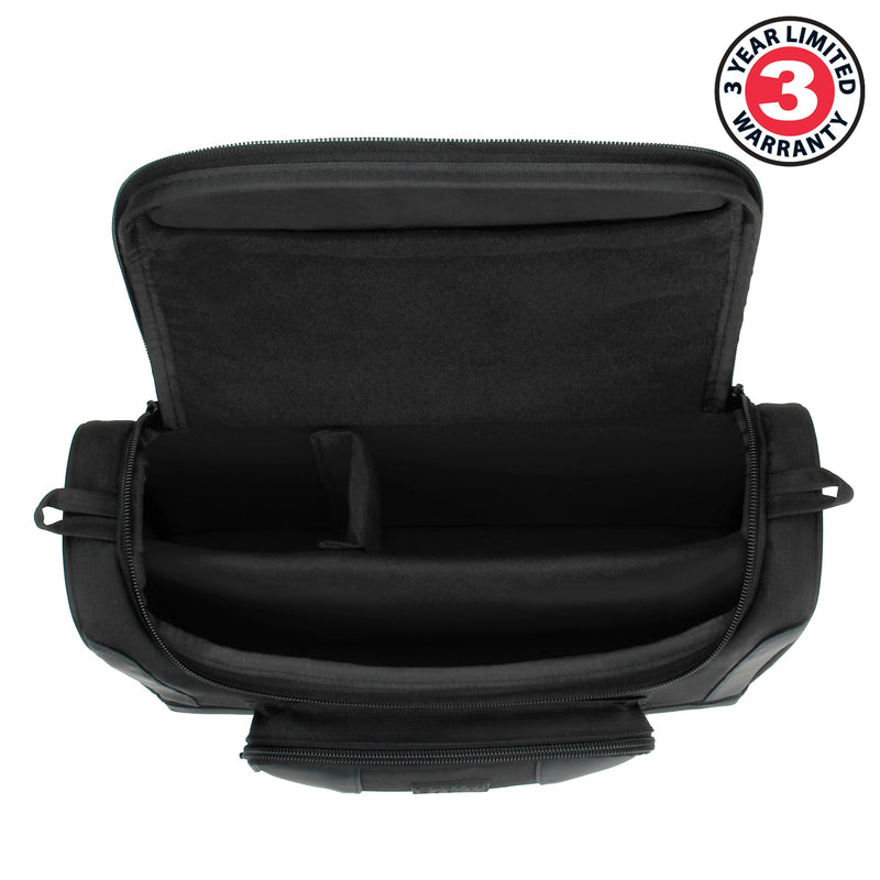 USA GEAR Mini Projector Case S7 Pro Portable Projector Bag Carrying Case with Accessory Storage - Compatible with Small LED Projectors from Vankyo, DR. J, Apeman, GooDee, DBPOWER, CiBest (Black) Black