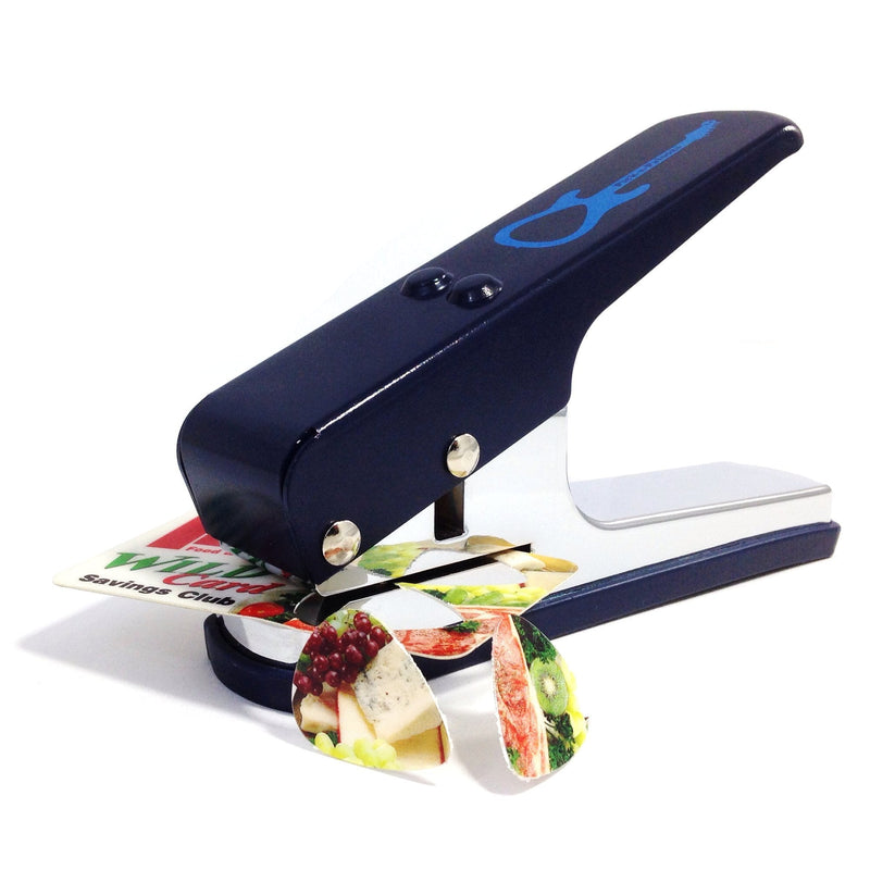 Pick-a-Palooza DIY Guitar Pick Punch - The Premium Guitar Pick Maker and a Leather Key Chain Pick Holder - Gift Pack - Blue