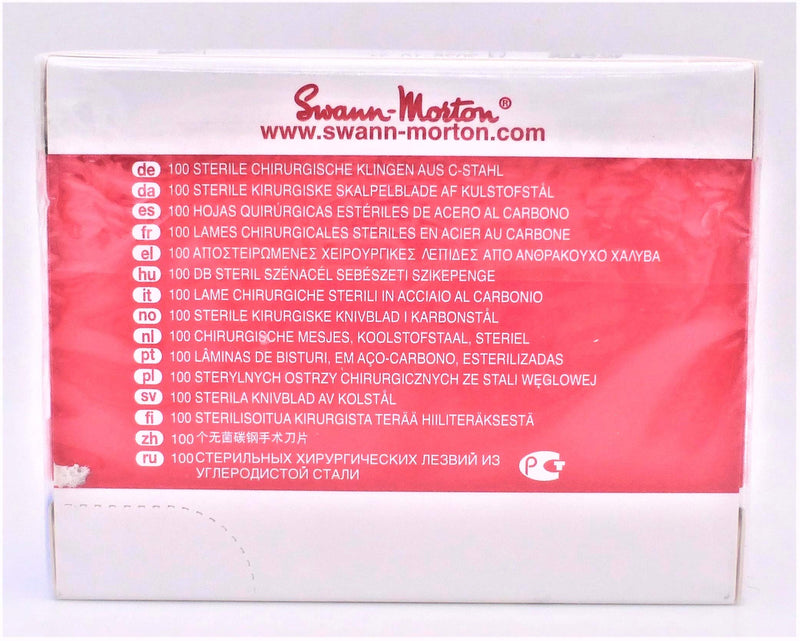 Swann Morton 0206 Blade Sterile Size 20 (Pack of 100) 20 EU