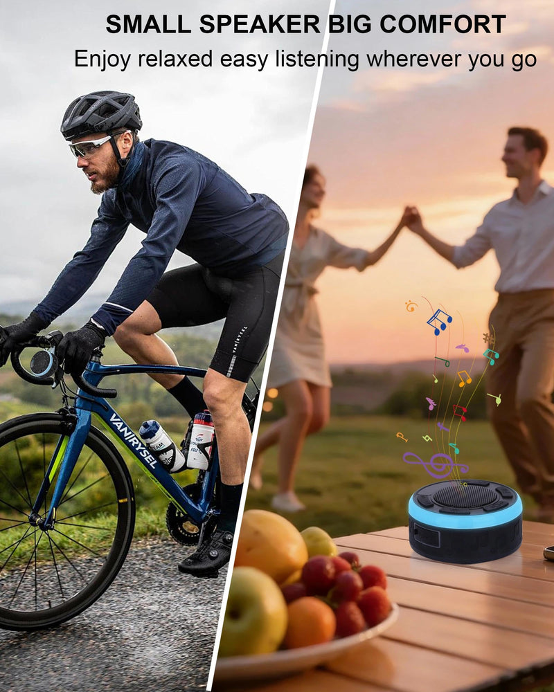Shower Speaker Bluetooth Waterproof, Portable Wireless Bathroom Speaker with HD Sound & Deep Bass, IPX7 Waterproof Mini Speaker with Shower Phone Holder, for Shower, Pool & Travel