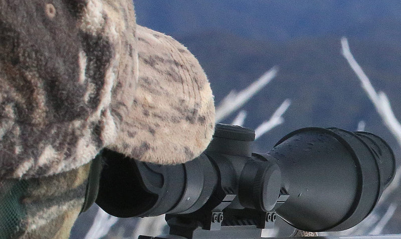 [AUSTRALIA] - Down Under Outdoors Silicone Rubber Rifle Scope Binocular Cover, Sunshade, Rain Cap, Eye Piece, Objective Lens, Spotting Optics, Tactical Flip Up Protector, 40mm 44mm 50mm 56mm 69mm, Sold Individually Medium (outside diameter 46 to 56 mm) 