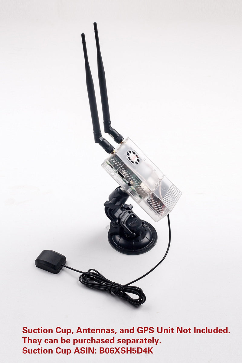 Summitlink V2 Clear Case Dual Fans for ADS-B Kit Fits AHRS Module and GPYes