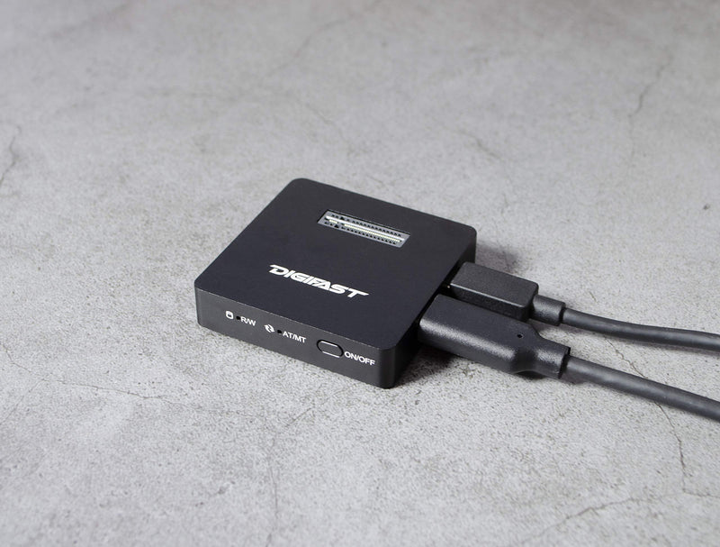 M.2 NVMe SSD Docking Base, USB3.2 GEN2 Type-C (10 Gbps), Lightweight, Portable Design - Black Black-DX2
