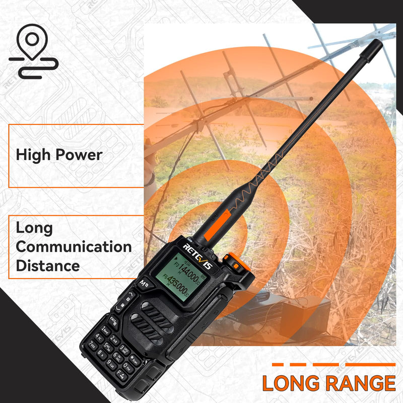 [AUSTRALIA] - Retevis RA79 (Upgrade for UV 5R 3rd) Ham Radio, Dual Band Two Way Radio, Support Chirp, NOAA, Portable Handheld AM/FM Radio, Emergency Walkie Talkies with USB-C Charging for Beginner, Survival 