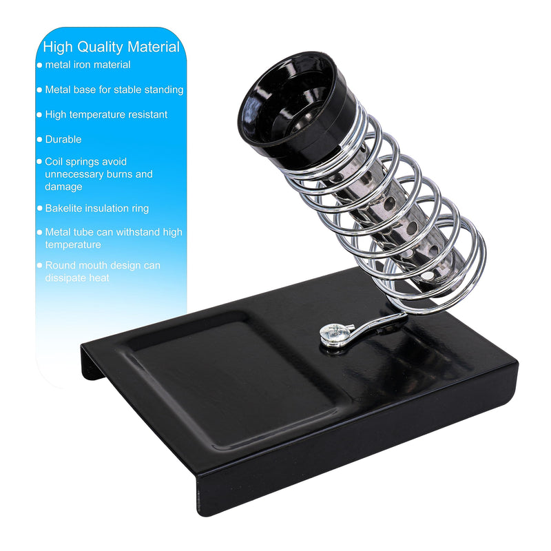 BIGtec Soldering Iron Stand Soldering Iron Holder Stand Soldering Iron Tray with Sponge for Soldering Desoldering