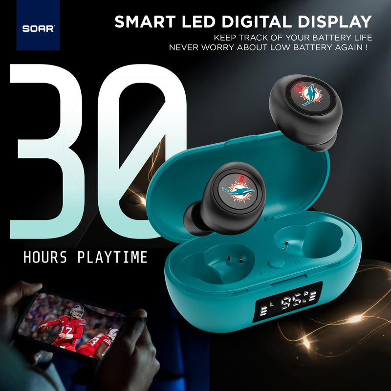 SOAR NBA True Wireless Earbuds v.7, Detroit Pistons One Color