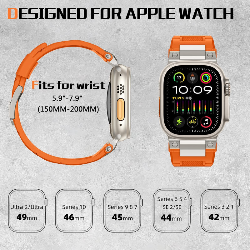 Bandletic Fidlock Magnetic Band and TPU Strap Compatible with Apple Watch