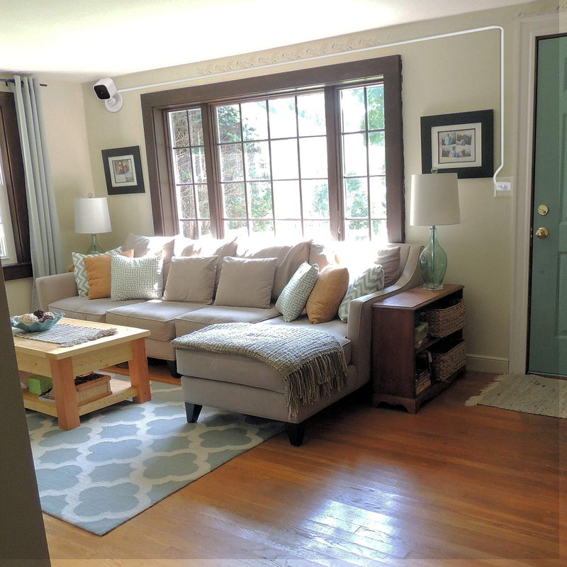 2Pack 25ft/7.5m Power Cable for Blink Mini Security Camera, Extension USB Cable Continuously Charging Your Blink Mini Indoor Plug-in Smart Camera (Plug and Camera are Not Included)