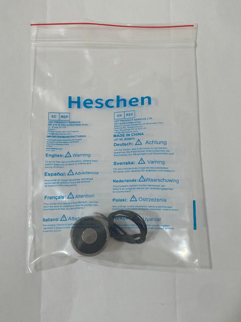 Electromagnet Magnet Solenoid P20/15, OD: 20mm, DC 24V, 2.5Kg/5.5lb
