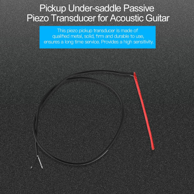 Guitar Under Saddle Passive Piezo Pickup Cable without Plug for Acoustic Guitar Instrument Accessory Pickup Accessories