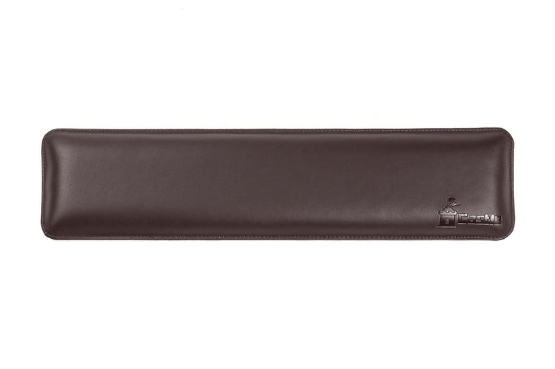 Bailey Full Size by Castle - Leather Ergonomic Computer Wrist Rest Pad for Keyboards with Around 104 Keys - Firm Keyboard Wrist Support for Typists, Gaming, and Heavy Office Use (Woodland, Full Size) Woodland