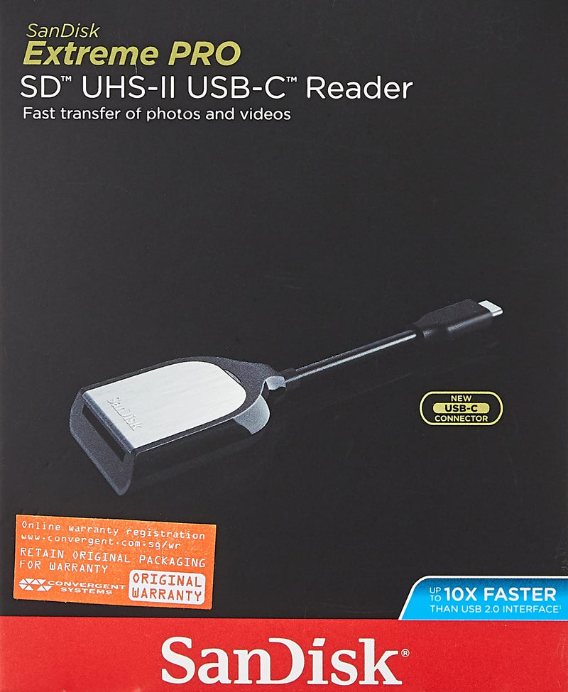SanDisk Extreme PRO SD UHS-II USB-C Reader - SDDR-409-G46 128GB