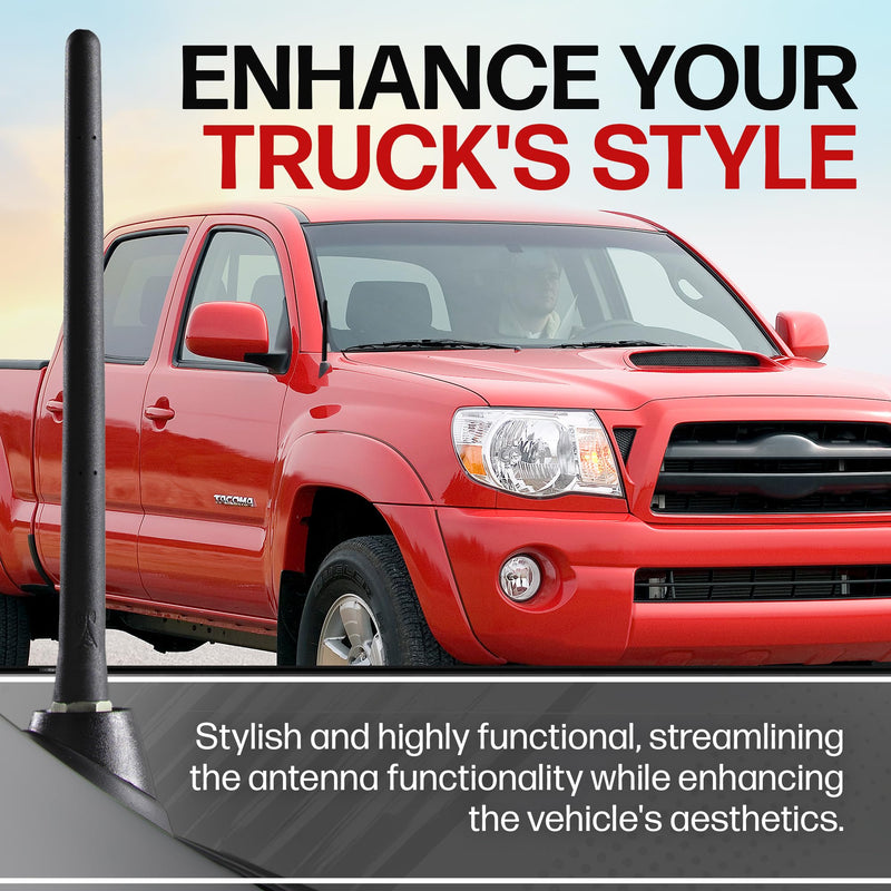[AUSTRALIA] - AntennaMastsRus - THE ORIGINAL 6 3/4 INCH works with Toyota Tacoma (1995-2015) - SHORT Rubber Antenna - Reception Guaranteed - German Engineered - Internal Copper Coil 