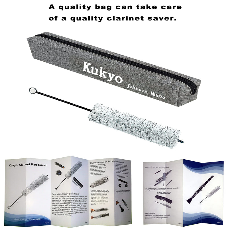 clarinet pad kit, cleaning swab, clarinet key pads, flute pad saver, clarinet cleaning & care, Ultra cotton-fiber,flute swab,clarinet saver, clarinet swab kit,gift… clarinet saver