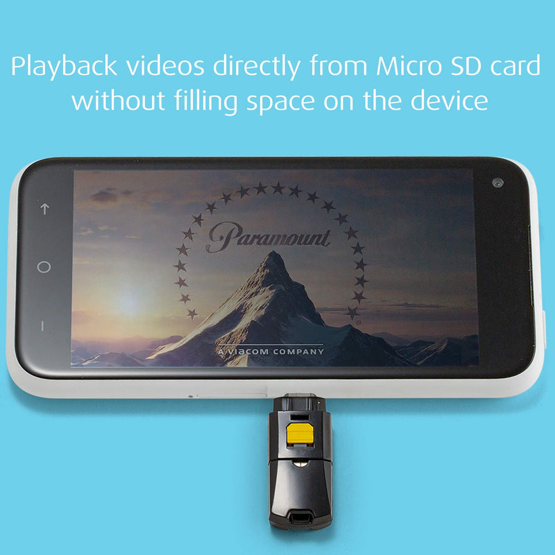 NTW Twingo: Micro SD Card Reader/ Memory Card Reader/ USB 2.0 Adapter/ Micro USB OTG/ Portable Micro SD Card Reader for Android Phone/MacBook/ PC/ Tablets - 2 Pack