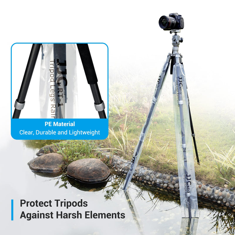 Camera Tripod Leg Covers Clear Sleeves Protector,6 Pack Waterproof Tripod Foot Cover for Protecting Most Standard and Large Travel Tripods Monopod Legs from Debris,Sand,Mud,Snow and Saltwater