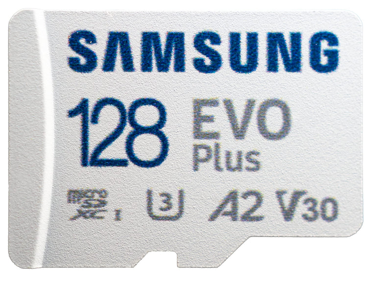 Samsung EVO Plus 128GB MicroSDXC SD Card Works with GoPro Hero 10, Hero 9, Hero 8, Hero 7 Action Cam (MB-MC128KA) U3 A2 V30 UHS-I Class 10 4K Bundle with 1 Everything But Stromboli MicroSD Card Reader