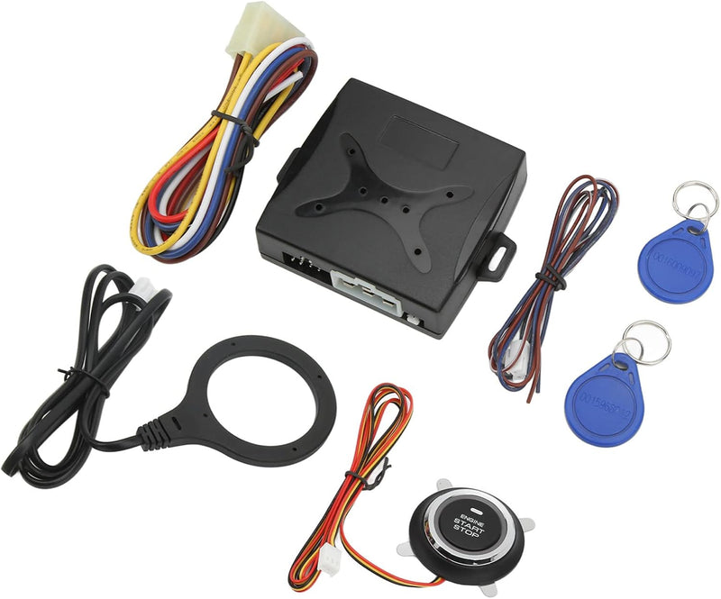 EASYGUARD ES002-P2 Engine Start Button Module with Remote Start Optional for Automatic car Can Work with Original or aftermarket Key fobs DC12V