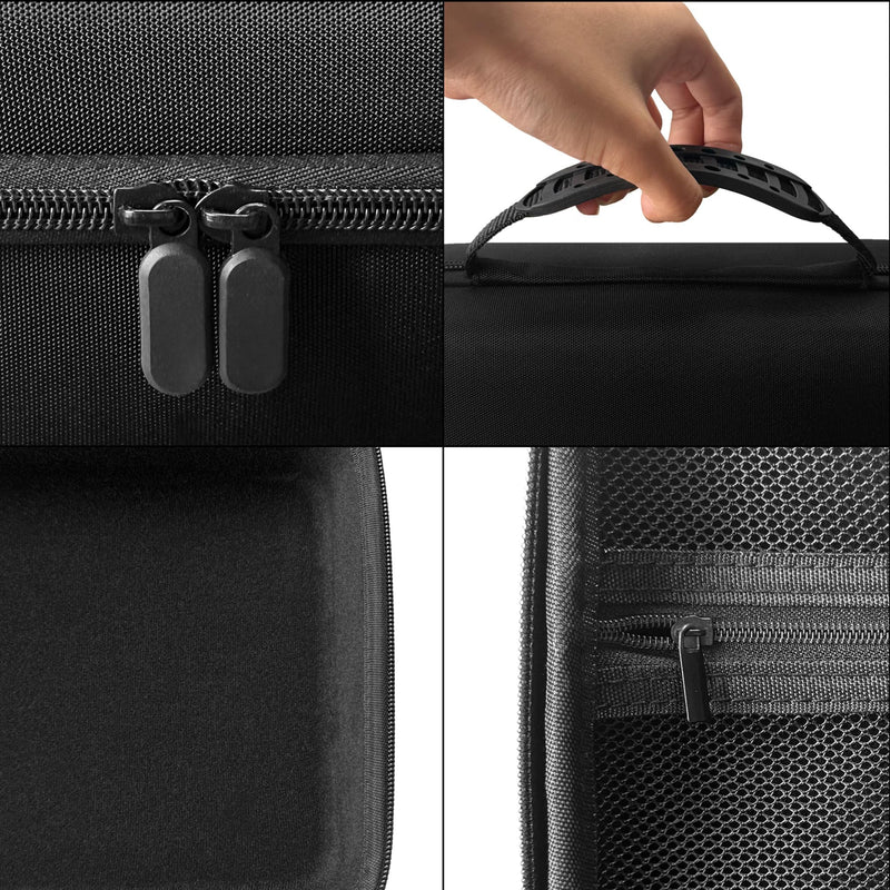 Audio Samplers Case Compatible with Roland SP-404MKII, SP-404A, SP-404SX, SP-404, Smooth Dual Zippers, Spacious Top Mesh Pocket for Accessories,Soft and Comfortable Handle,Make travel easier