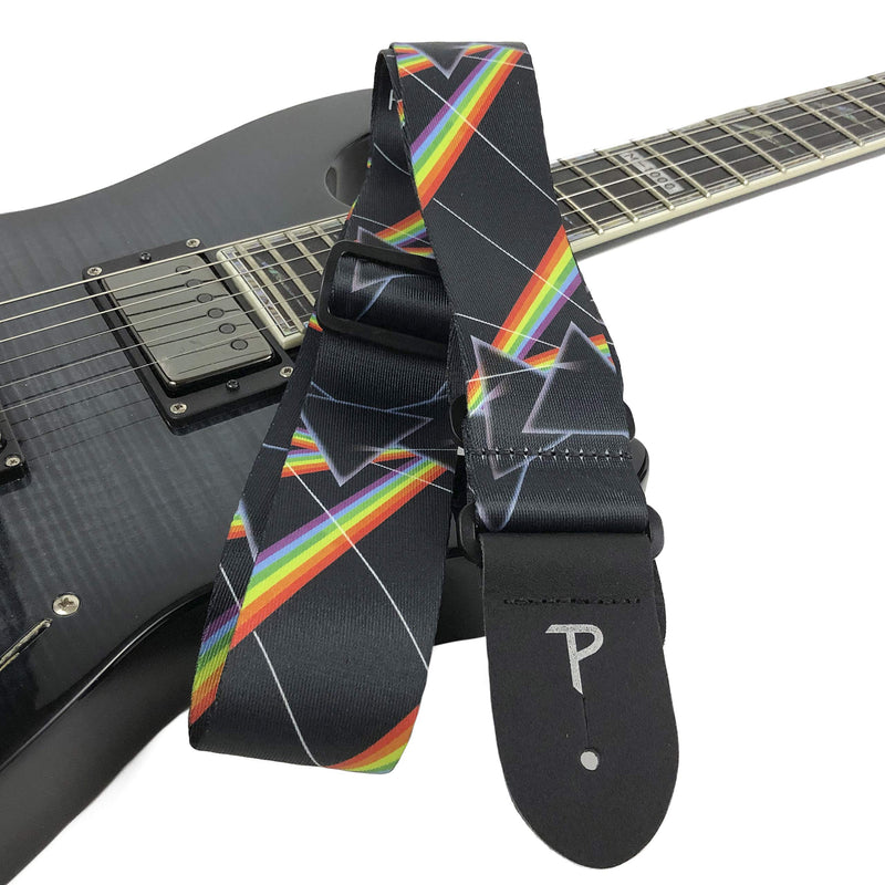 Perri's Leathers Ltd. - Pink Floyd Official Licensed Polyester Guitar Strap - Adjustable Guitar Strap from 39" to 58" for Electric, Bass, Acoustic Guitar (LPCP-8090) 39" to 58" Pick Floyd Strap