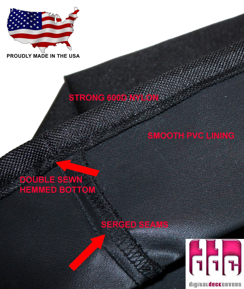 Yamaha TF5 Pro Audio Digital Mixer Dust Cover and Console Protector [Antistatic, Water Resistant, Heavy Duty Premium Fabric, Black] by DigitalDeckCovers